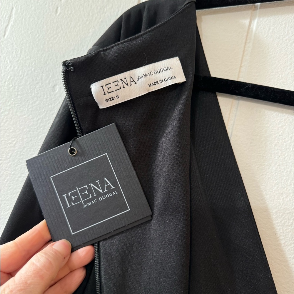 Ieena for MacDuggal black gown